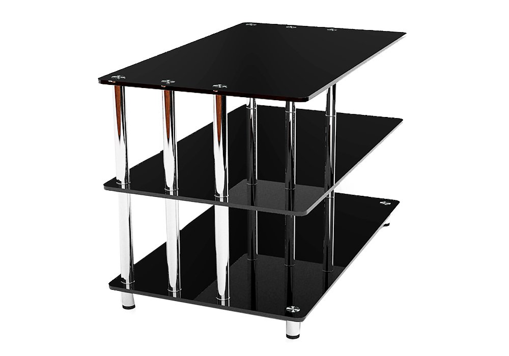  Недорого Тумби під телевізор  Тумба ТВ скляна "Панорама 70" Діана 