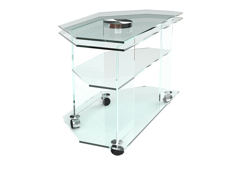  Купити Тумби під телевізор  Тумба ТВ скляна "Балу 110" Діана 