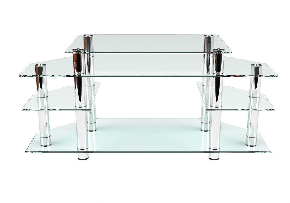  Купити Тумби під телевізор  Тумба ТВ скляна "Беттер 140" Діана 