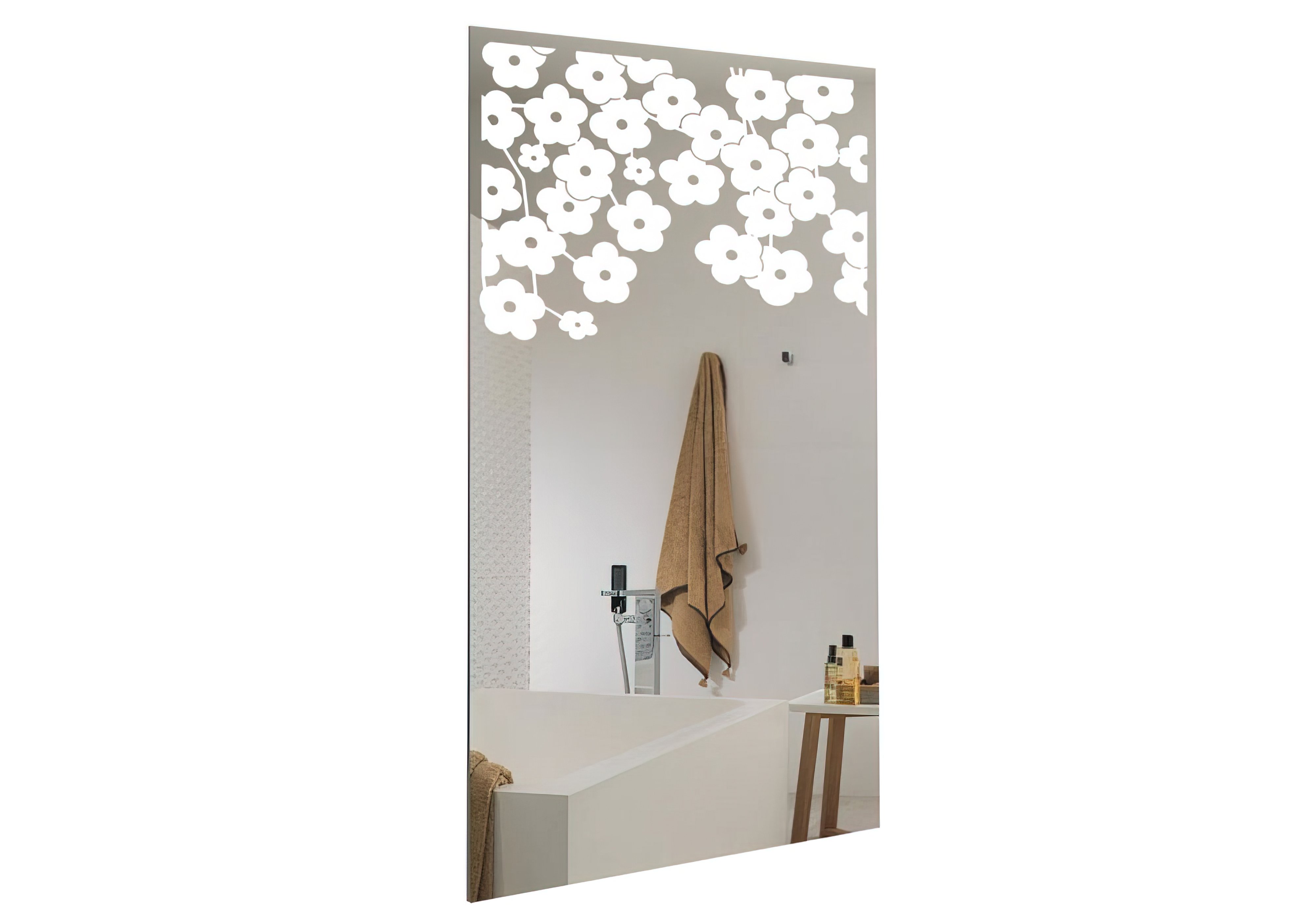 Зеркало для ванной Абрикос 60х90 Диана, Ширина 60см, Глубина 1см