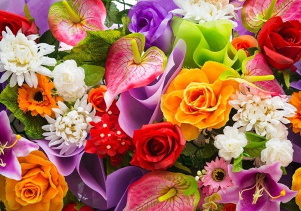  Недорого Журнальні столики і столи Стіл журнальний скляний "Круглий Flowers" 60х60 Діана