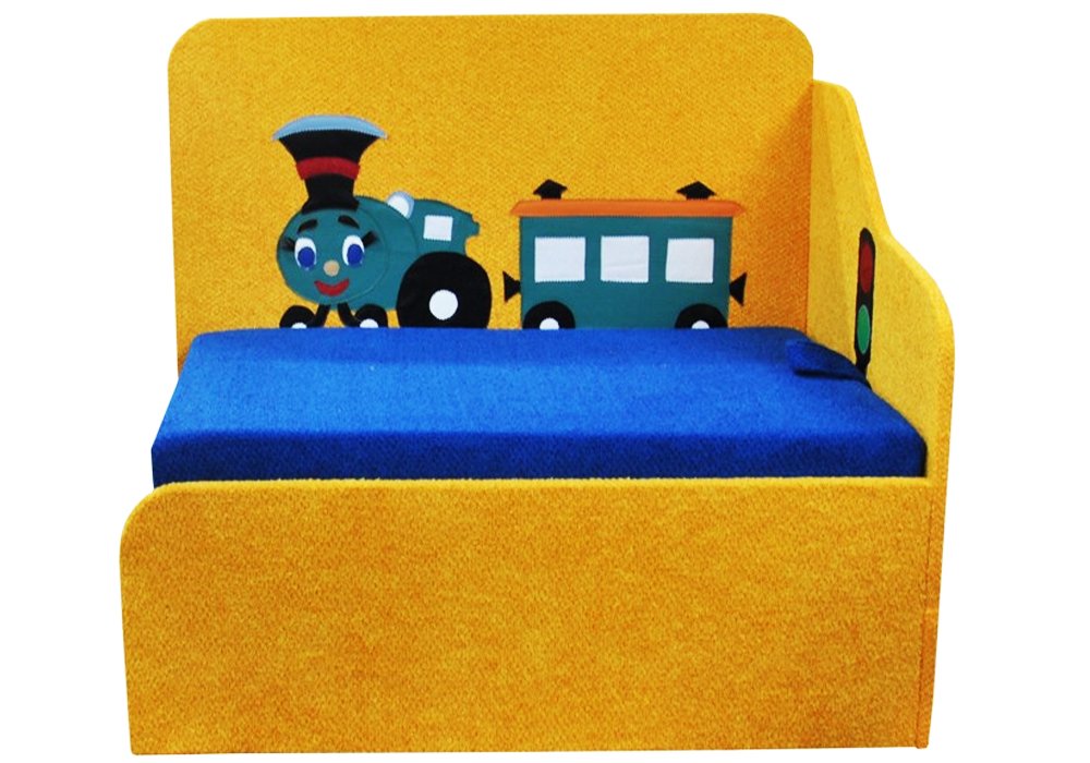  Купити Дитячі дивани Дитячий диван "Міні з аплікацією Паровозик" Ribeka