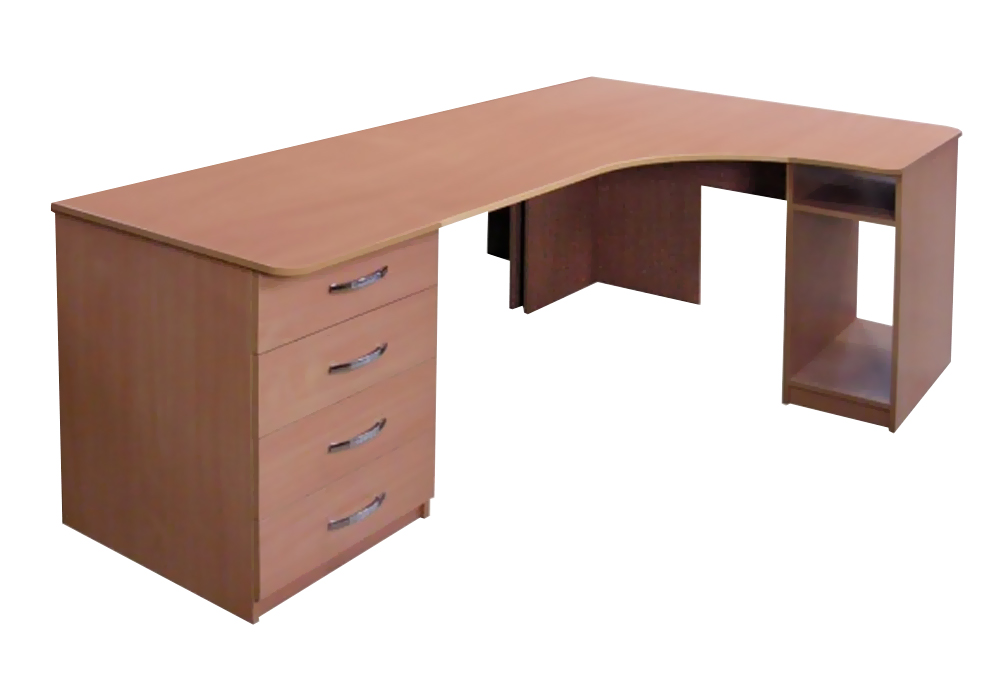Кутовий компютерний стіл Ретт МАКСІ-Меблі, Ширина 210см