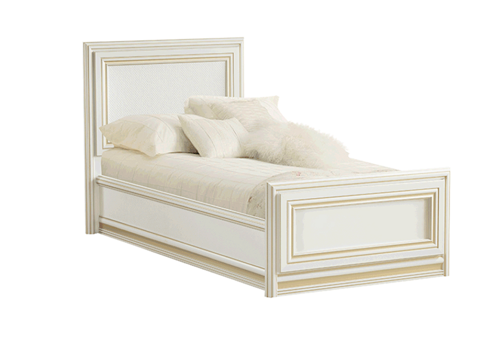 Односпальная кровать Принцесса Скай, Цвет Белый, Ширина 99см