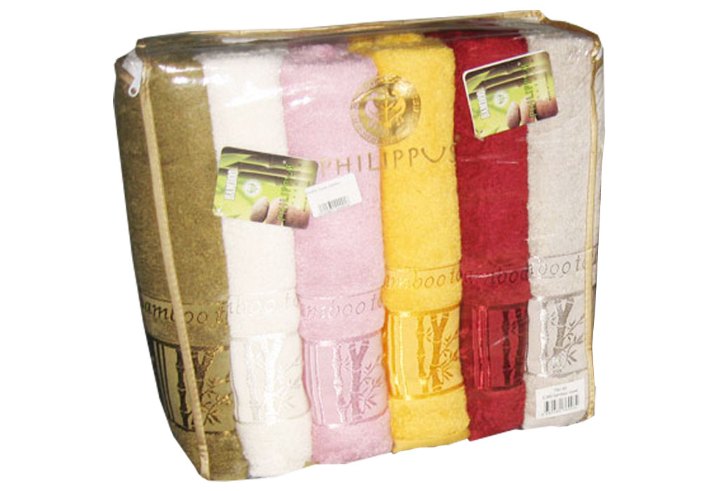 Набір махрових рушників "Bamboo towel" 50х90 Philippus