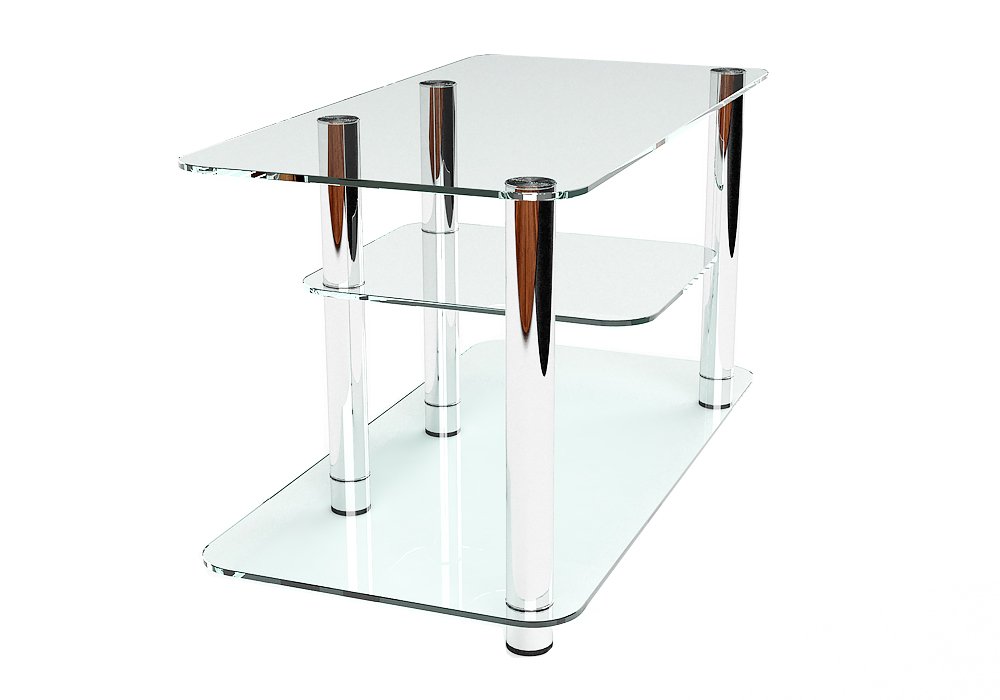  Недорого Тумби під телевізор  Тумба ТВ скляна "Альба 110" Діана 