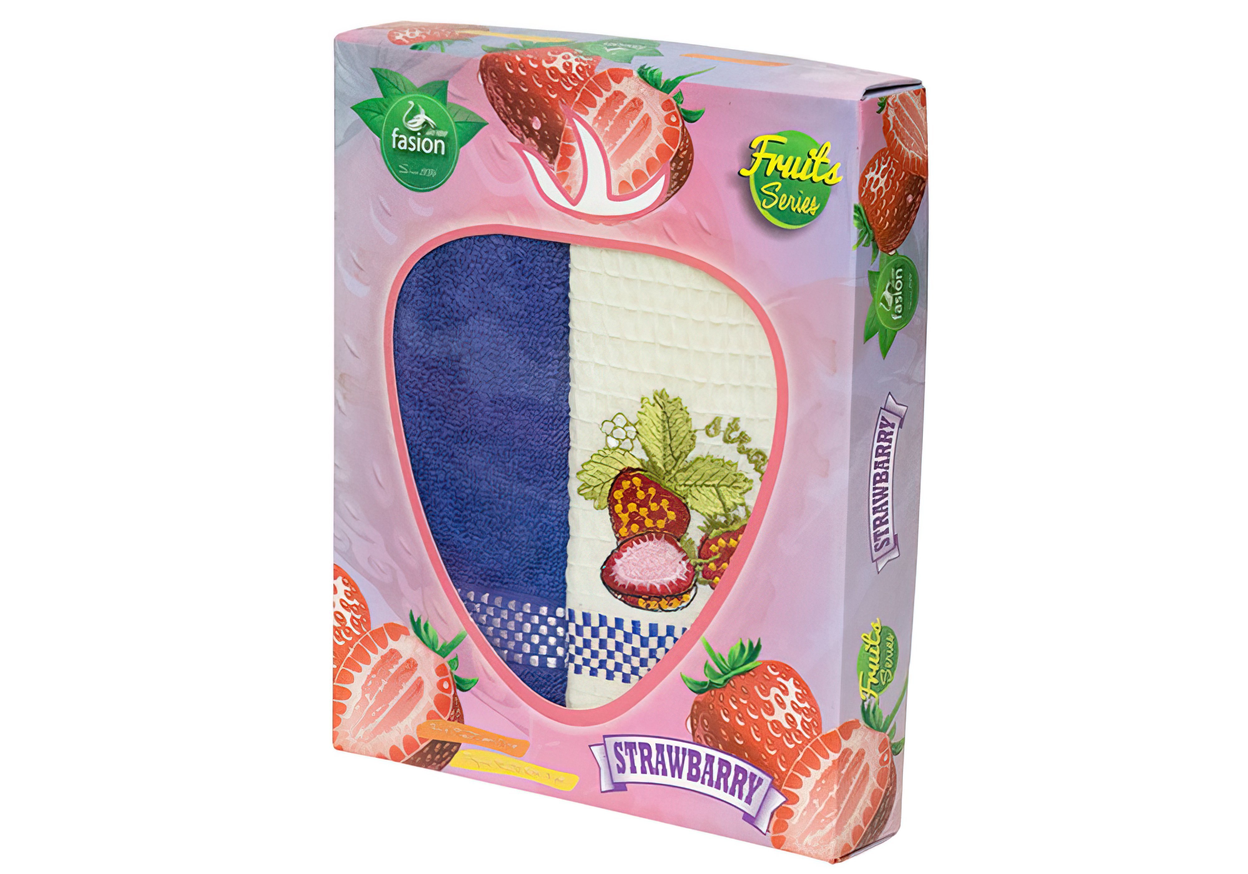 Набор кухонных полотенец "Fashion fruits strawberry" Nilteks