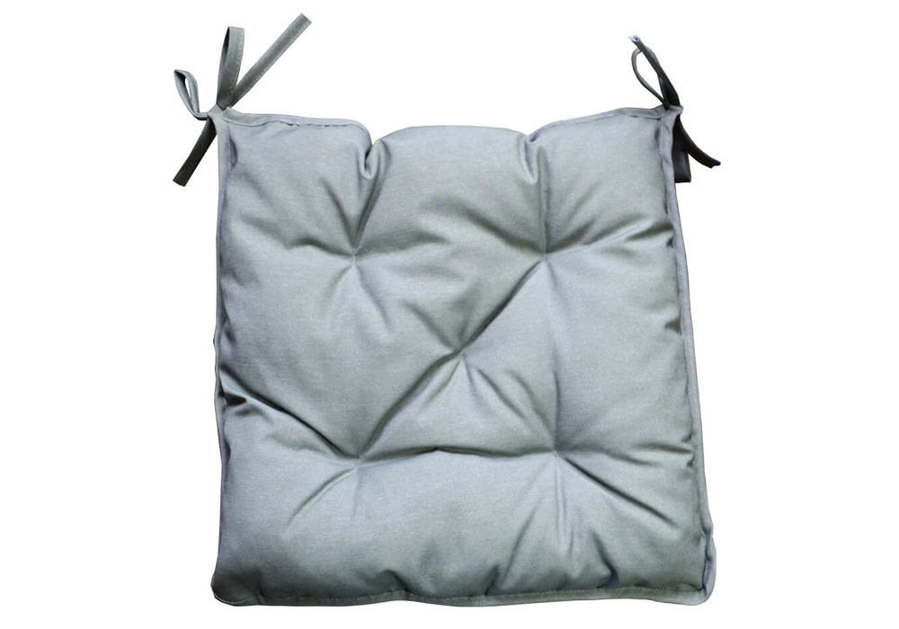 Декоративна подушка на стілець Uni Grey Прованс, Ширина 40см