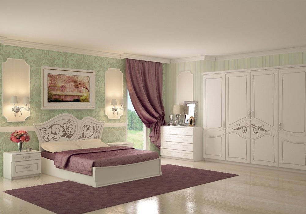  Купити Ліжка двоспальне ліжко "Ліра ЛІ07-1" Вісент