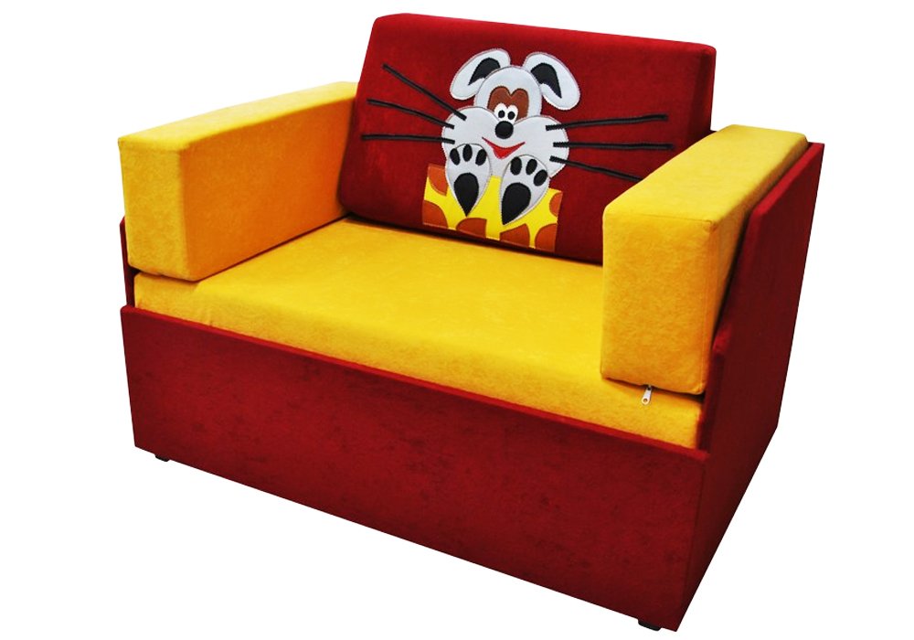  Купити Дитячі дивани Дитячий диван "Кубик бічній Мишка" Ribeka
