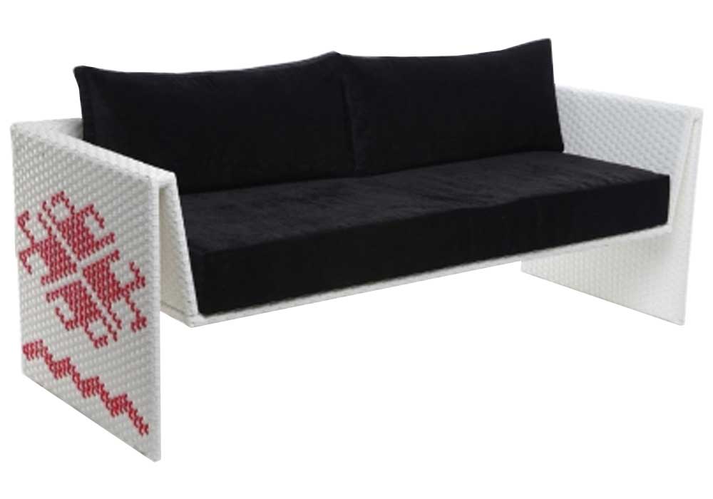  Недорого Плетеная мебель из ротанга Диван "Оригами" Pradex