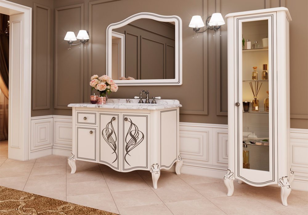  Недорого Мебель для ванной комнаты Зеркало для ванной "Melissa" 75 Marsan