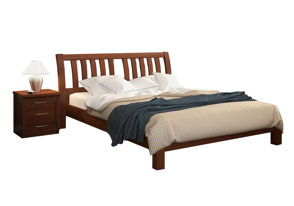 Односпальне ліжко Олена Da-Kas, Ширина 115см, Глибина 222см, Матеріал ДСП
