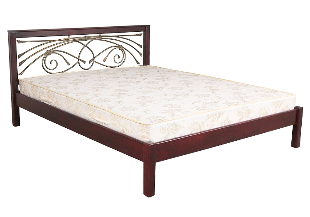 Ліжко з ковкою Модерн К 140х190 Червоногвардійський ДОК, Ширина 151см