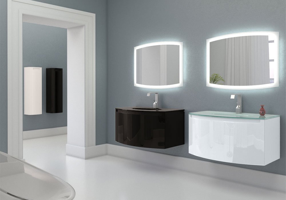  Купити Дзеркала в ванну кімнату Дзеркало для ванної "Madeleine LED 90x67" Marsan