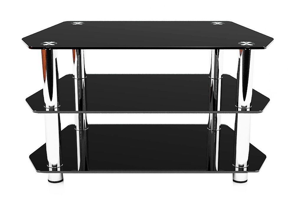  Недорого Тумби під телевізор  Тумба ТВ скляна "Роберта 80" Діана 