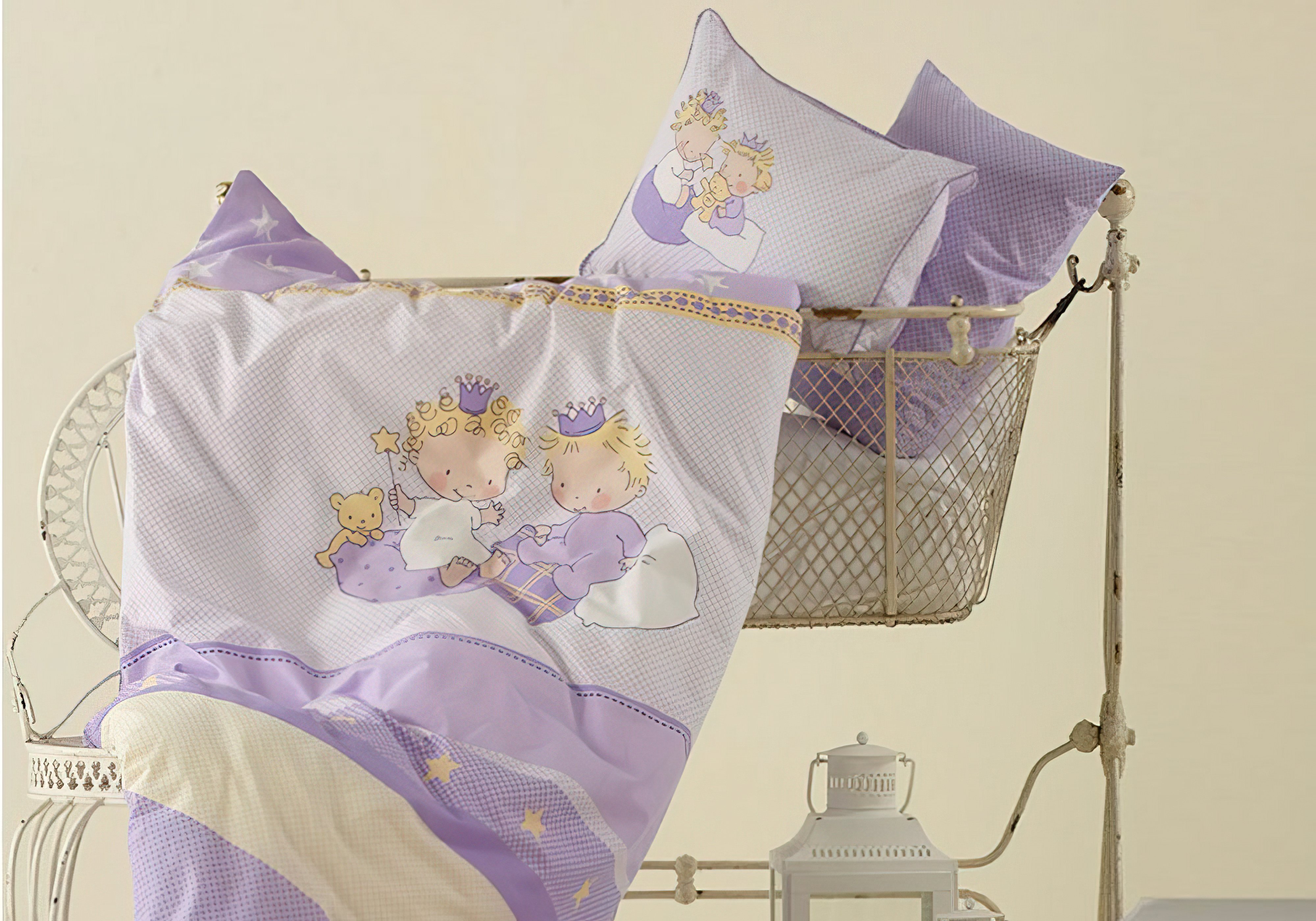 Комплект детского постельного белья "Mini лиловое" Karaca Home