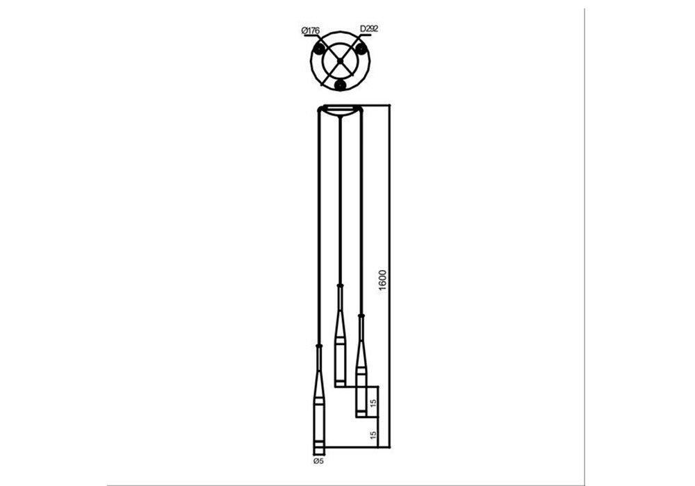  Недорого Світильники Світильник "CONTE MD1998A-3BL" Zuma Line 