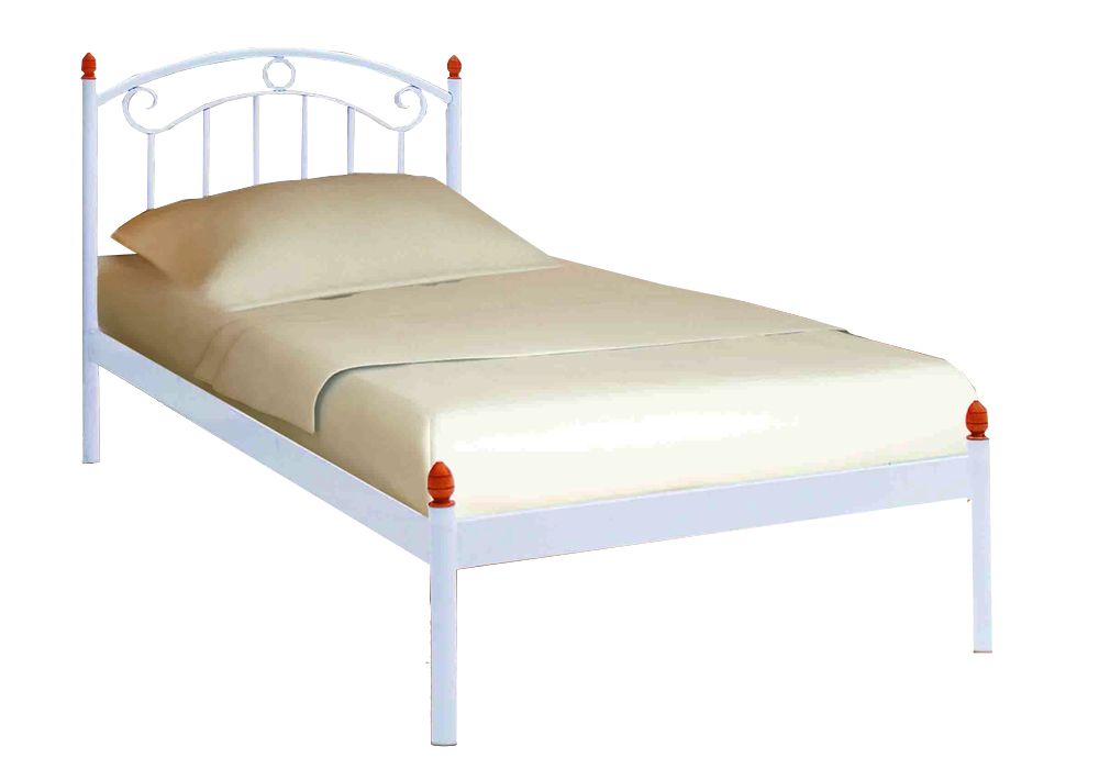 Металева ліжко Монро 80х190 Метал-Дизайн, Ширина 90см, Глибина 200см
