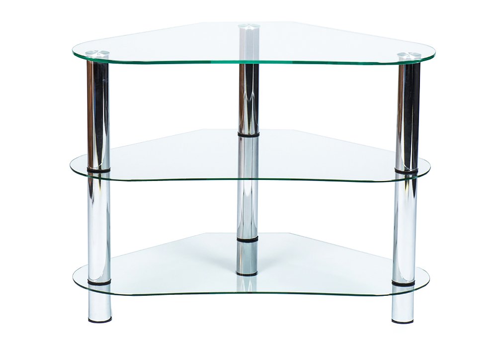 Купити Тумби під телевізор Тумба ТВ скляна "Кутова 105" Діана