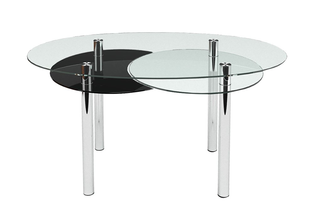  Недорого Кухонные столы Стол обеденный стеклянный "Лагуна 100" Диана
