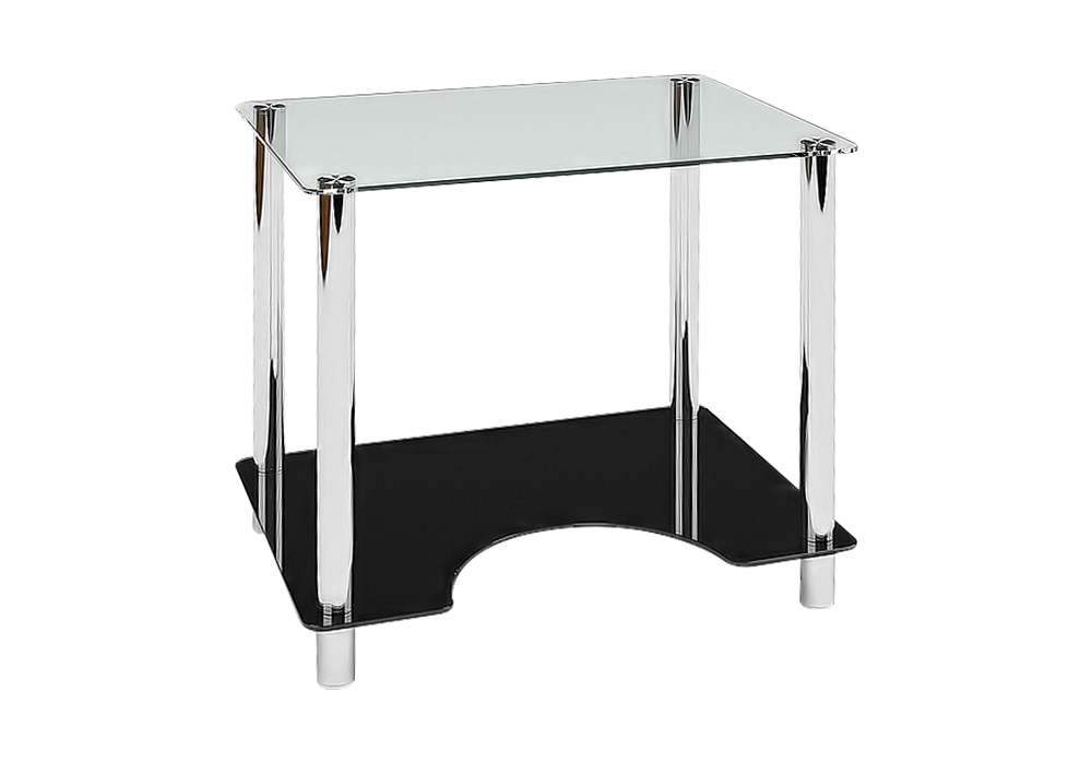 стіл письмовий скляний Клото 70 Діана, Глибина 55см, Висота 75см