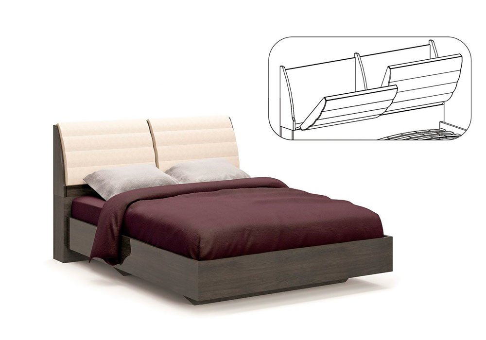  Купить Кровати Двуспальная кровать "Лондон" Мебель-Сервис