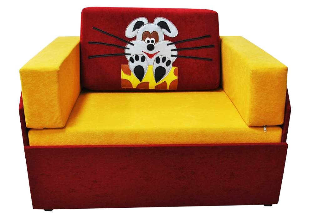  Дитячий диван "Кубик бічній Мишка" Ribeka 