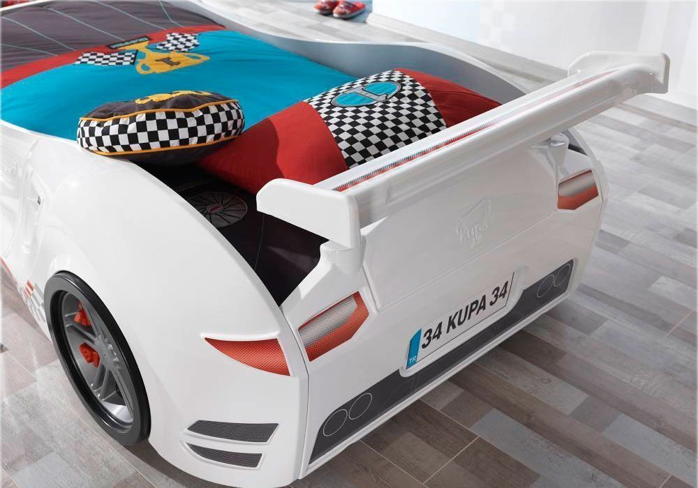  Недорого Детские кровати Детская кровать-машинка "Turbo GT1" Kupa