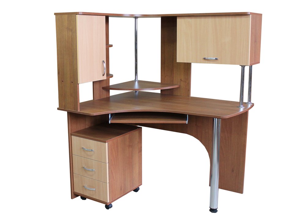  Купить Компьютерные столы Угловой компьютерный стол "Борей" Ника-Мебель