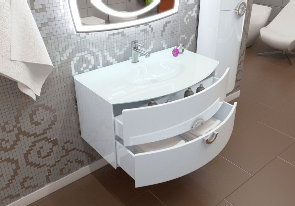  Купити Меблі для ванної кімнати Тумба для ванної "Beatrice 900" Marsan