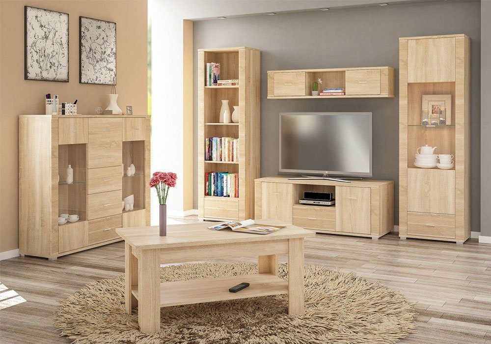  Купити Вітрини для вітальні Вітрина 1В1Ш "Гресс" Меблі-Сервіс