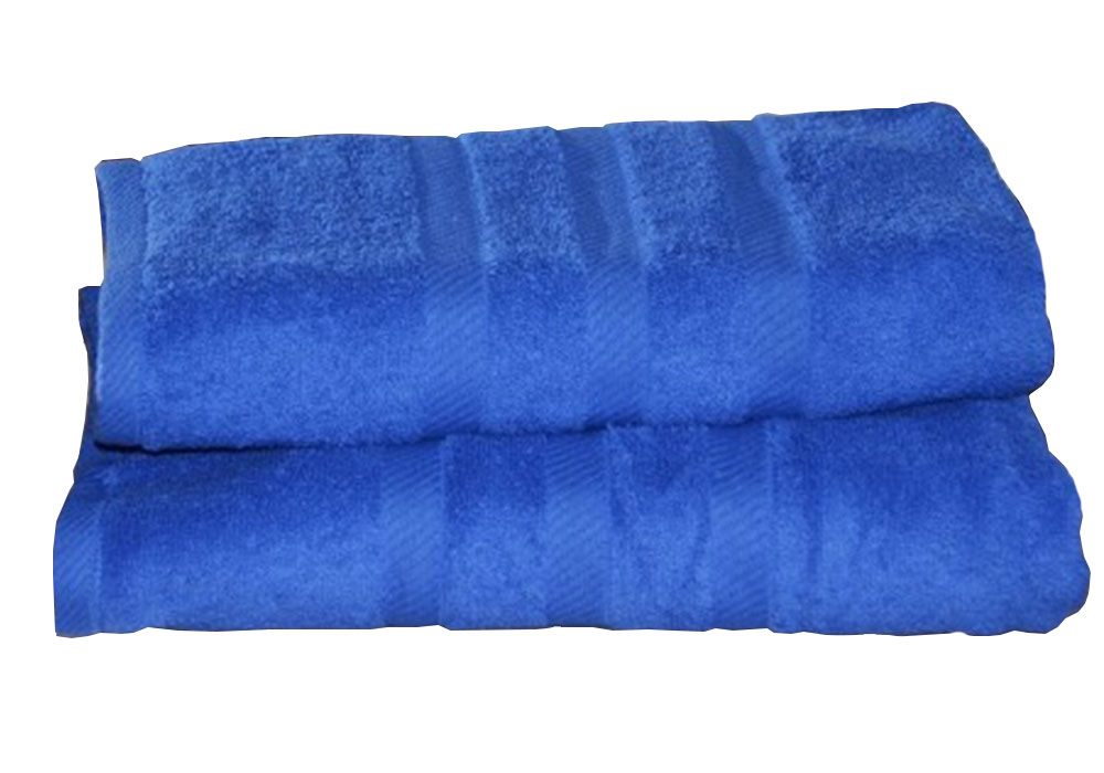 Махровое полотенце гладкокрашеное Блакiт