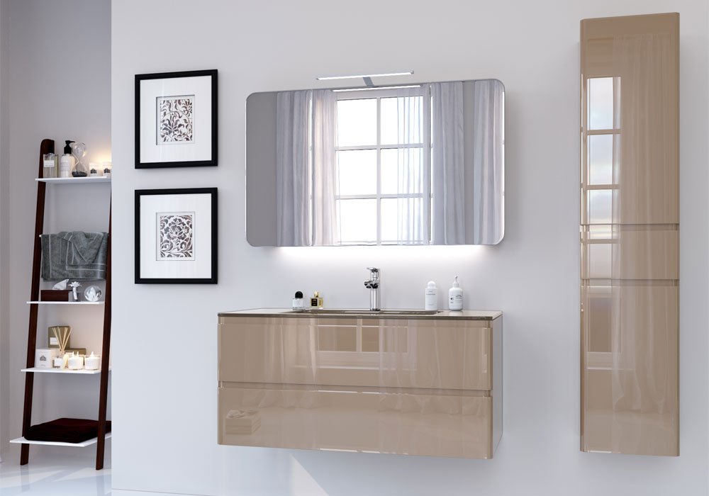  Недорого Мебель для ванной комнаты Зеркало для ванной "Adele" 70х90 Marsan
