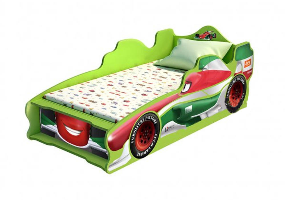 Дитяче ліжко-машинка Франческо Деншіс, Ширина 85см, Глибина 186см