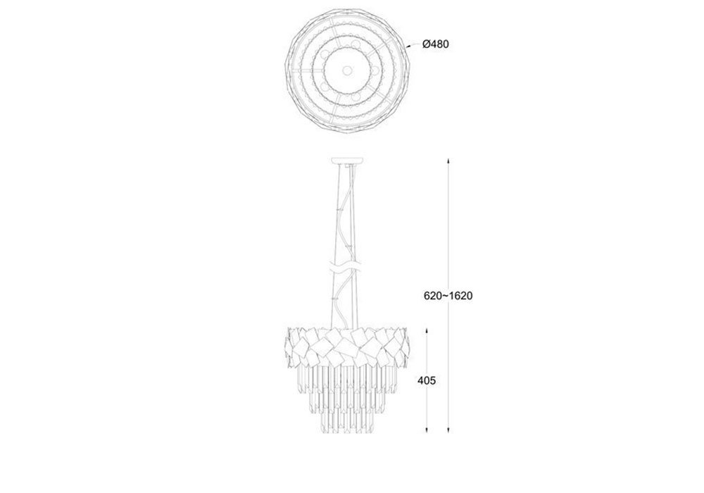 Недорого Люстри Люстра "QUASAR P0506-06A-F4E3" Zuma Line 