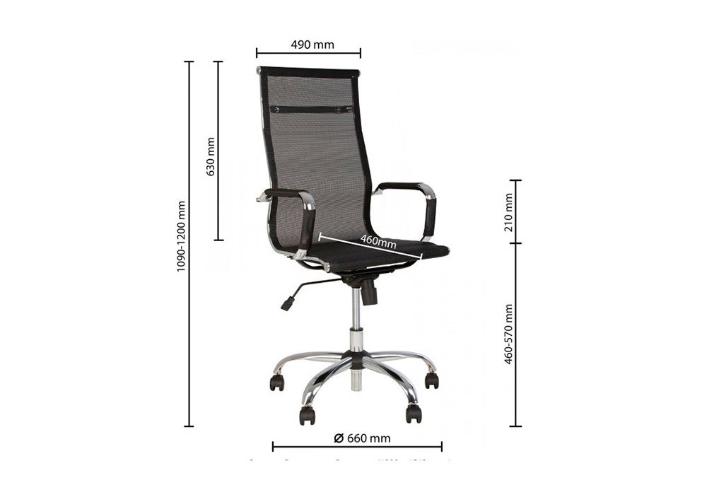  Недорого Офисные кресла Кресло "Слим HB Net" Новый стиль