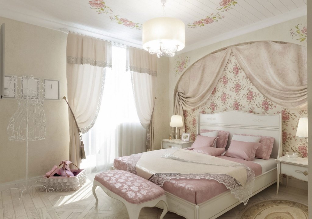 розовая спальня для девочки