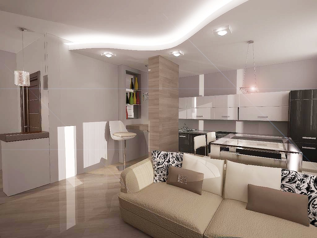 Дизайн кухни-гостиной: 250+ фото-идей для создания уютного и стильного интерьера