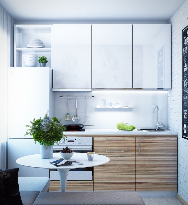 Кухня 4 квадратных метра в хрущевке: варианты дизайна с холодильником