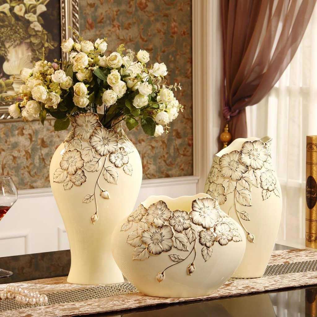 красивые вазы с цветами