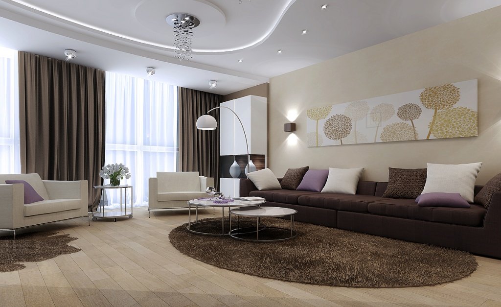 Фото примеров дизайна гостиной: советы по выбору стиля, материалов и мебели