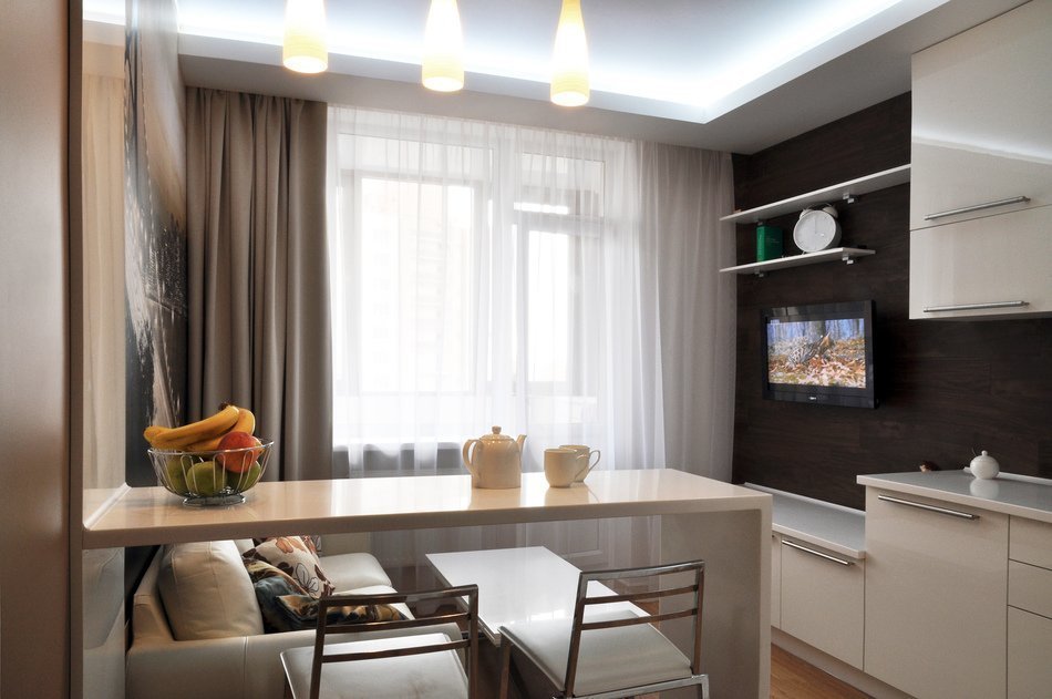 Дизайн гостиной-спальни 17 кв. м (45 фото): интерьер комнаты 17 кв. м., дизайн-проекты