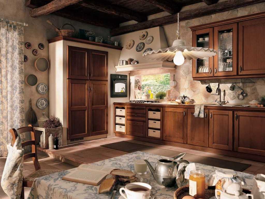 Виды и особенности деревенского стиля на кухне