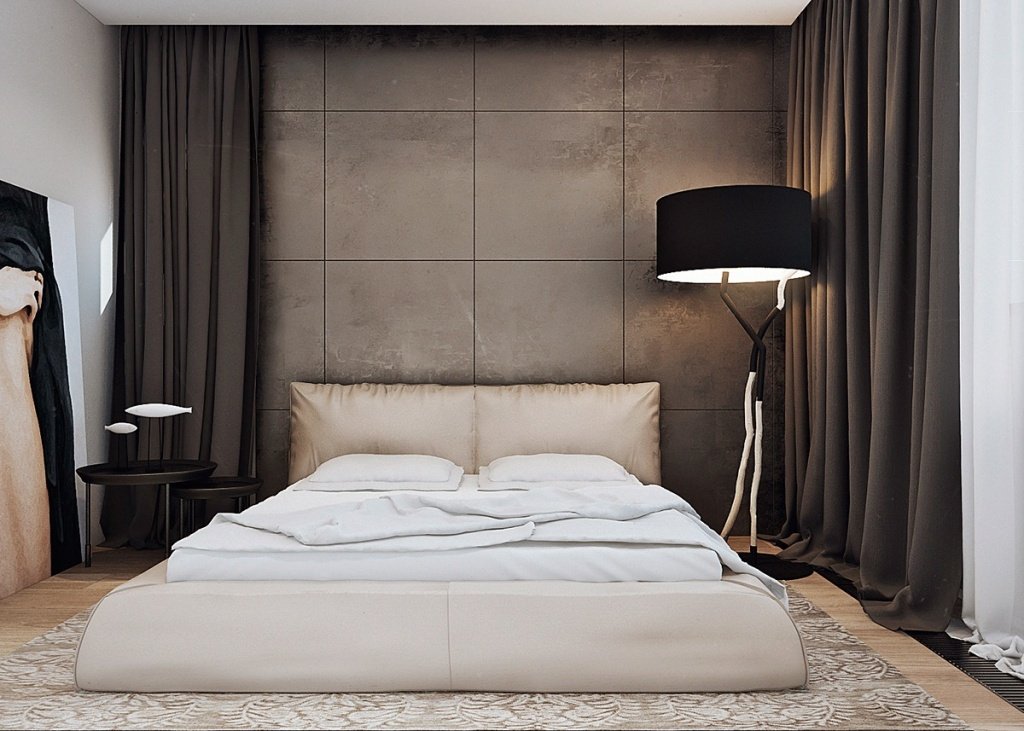 оригинальный дизайн кровати для современной спальни