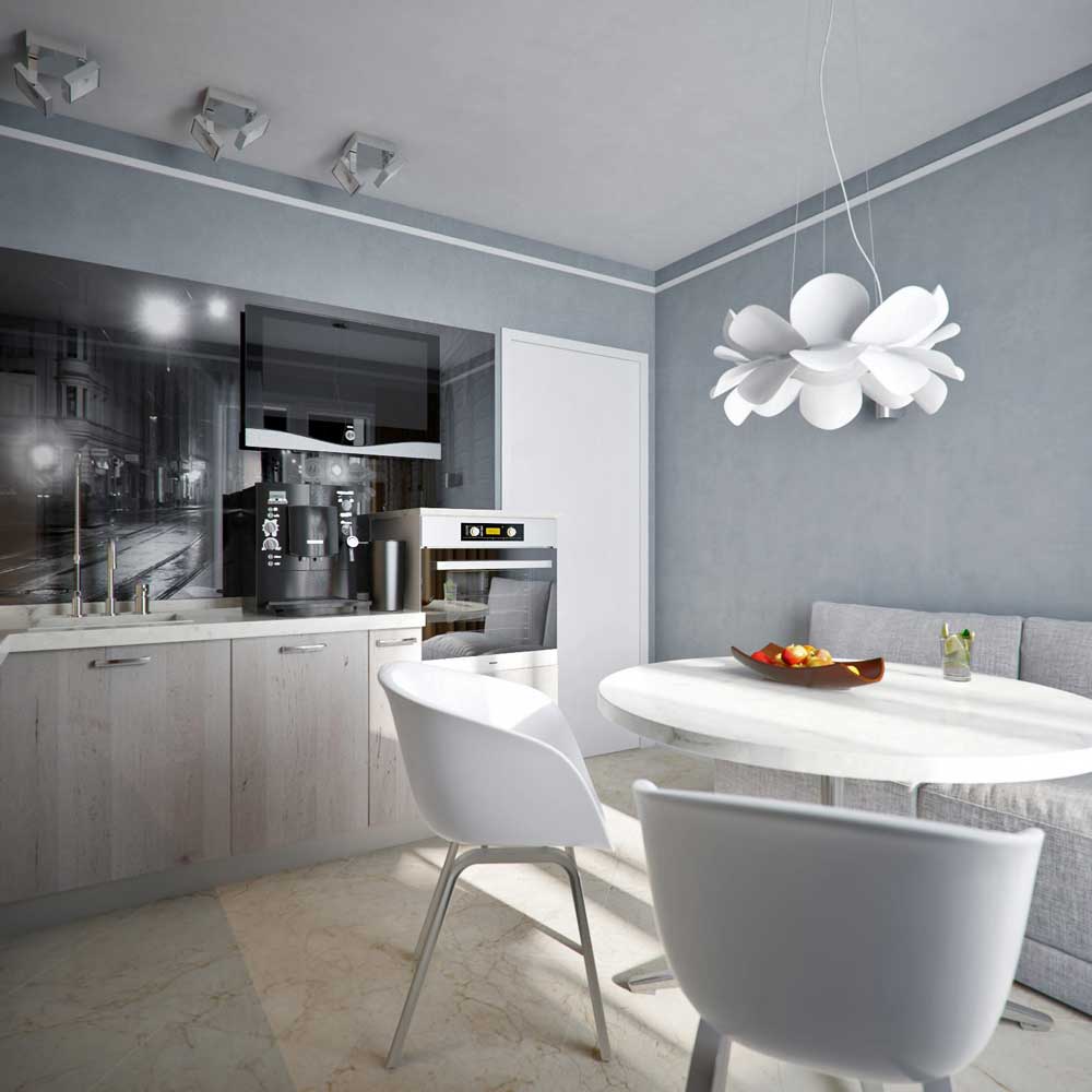 Дизайн кухни 12 кв. метров с диваном: идеи, фото и рекомендации