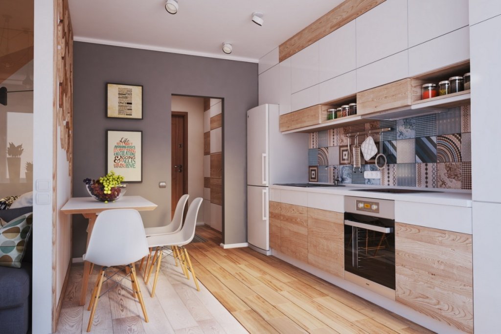 Cтили дизайна кухни-гостиной в частном доме в 2023 году