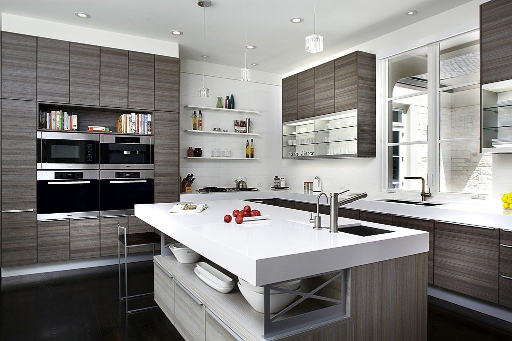 Дизайн стен на кухне: какой материал выбрать, цвет и декор (100+ фото)