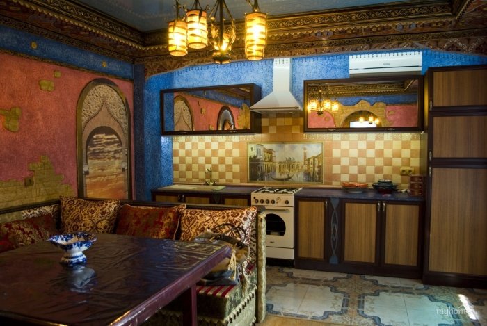 Кухня в марокканском стиле - 40 фото интерьера арабской ночи – интернет-магазин GoldenPlaza
