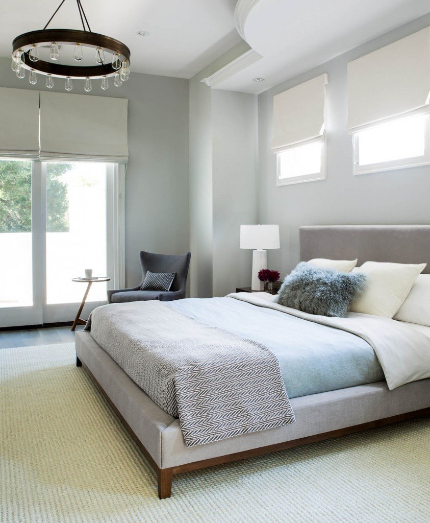 лаконичный дизайн современной спальни